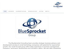 Tablet Screenshot of bluesprocketgroup.com